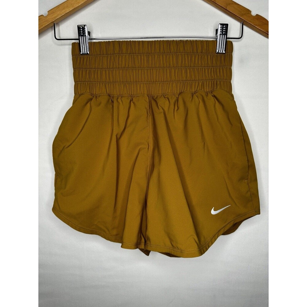 Nike Dri-Fit Bronzine Ultra High-Waisted 3" Lined Shorts Women's Size XS‎ NEW